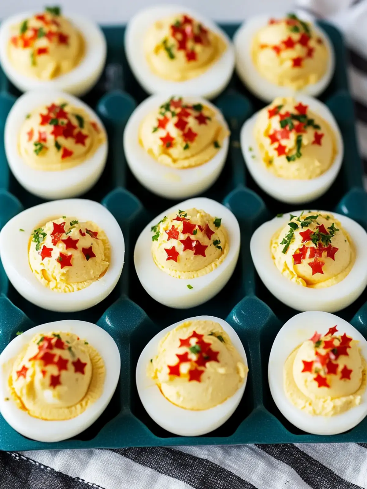 Patriotic 4th of July Stars-and-Stripes Deviled Eggs Delight 5 4th of July Stars-and-Stripes Deviled Eggs