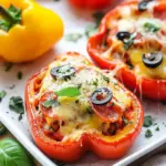 Ultimate Pizza Stuffed Peppers for a Fun Family Dinner 9 Pizza Stuffed Peppers
