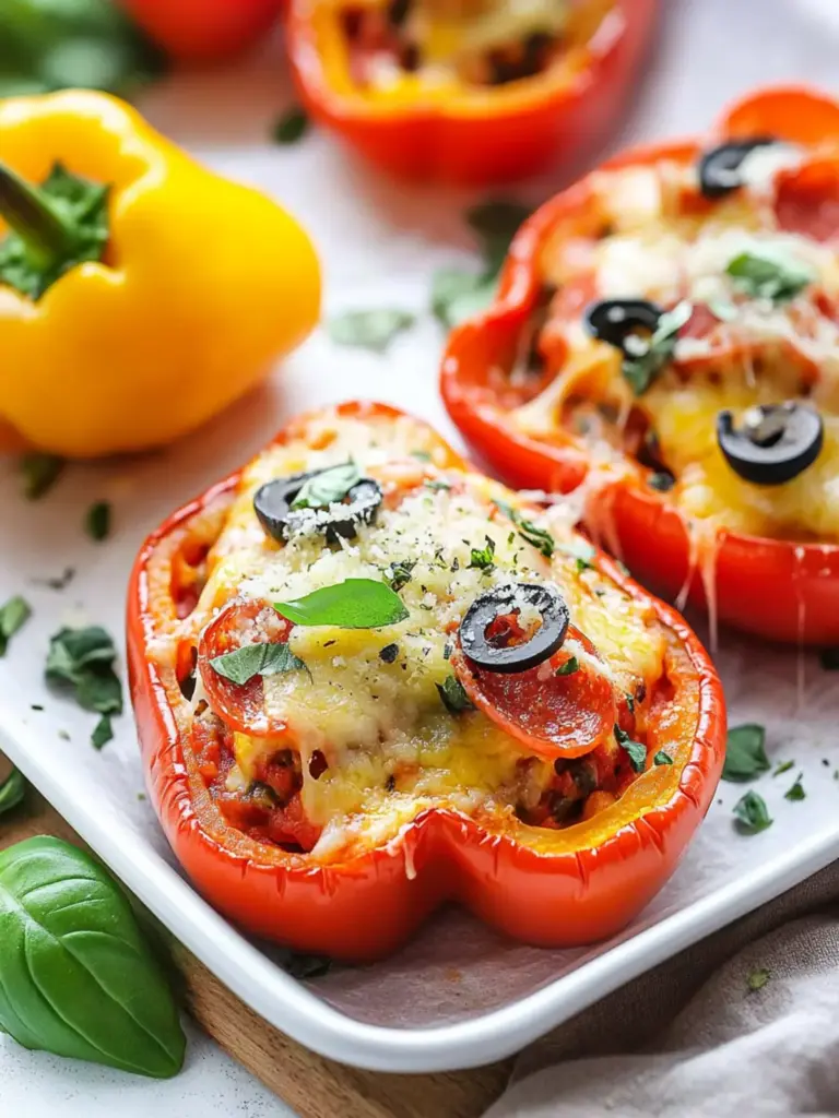 Pizza Stuffed Peppers