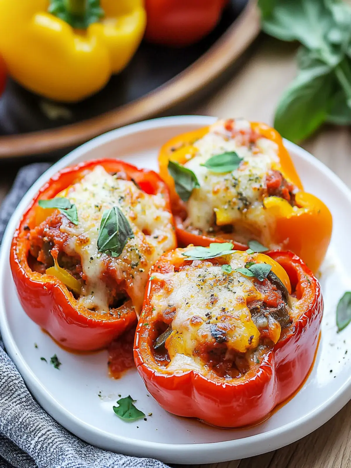 Ultimate Pizza Stuffed Peppers for a Fun Family Dinner 2 Pizza Stuffed Peppers