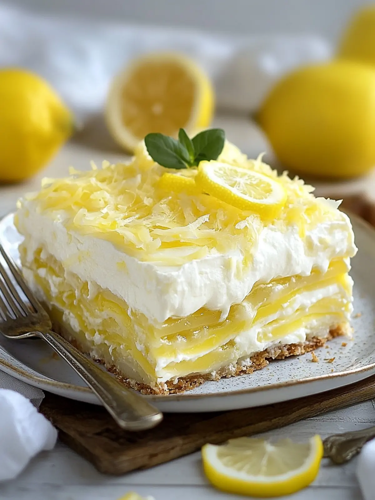 Lemon Lasagna That Will Brighten Your Dessert Game 2 Lemon Lasagna