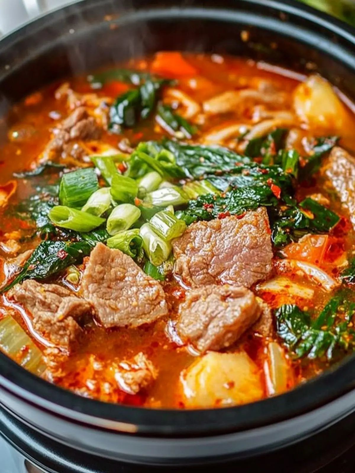 Instant Pot Gamjatang: Savory Korean Spicy Pork Bone Bliss 2 Instant Pot Gamjatang (Korean Spicy Pork Bone Stew)