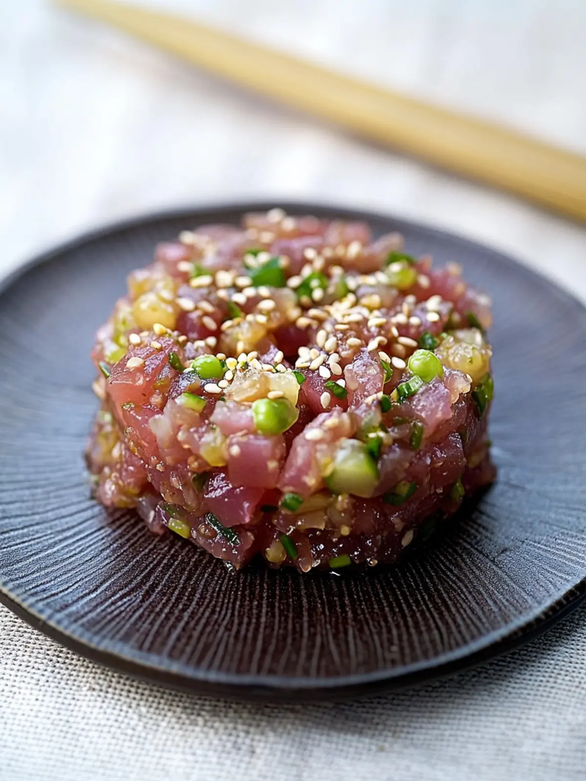 Luscious Sesame Ginger Tuna Tartare for Easy Gourmet Nights 3 Sesame Ginger Tuna Tartare