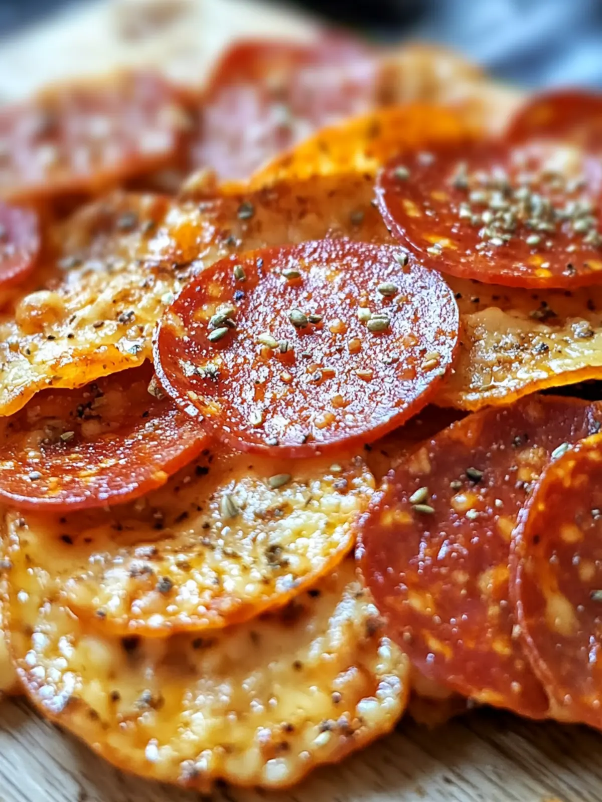 Keto Pepperoni Cheese Crisps That Will Wow Your Taste Buds 2 Keto Pepperoni Cheese Crisps