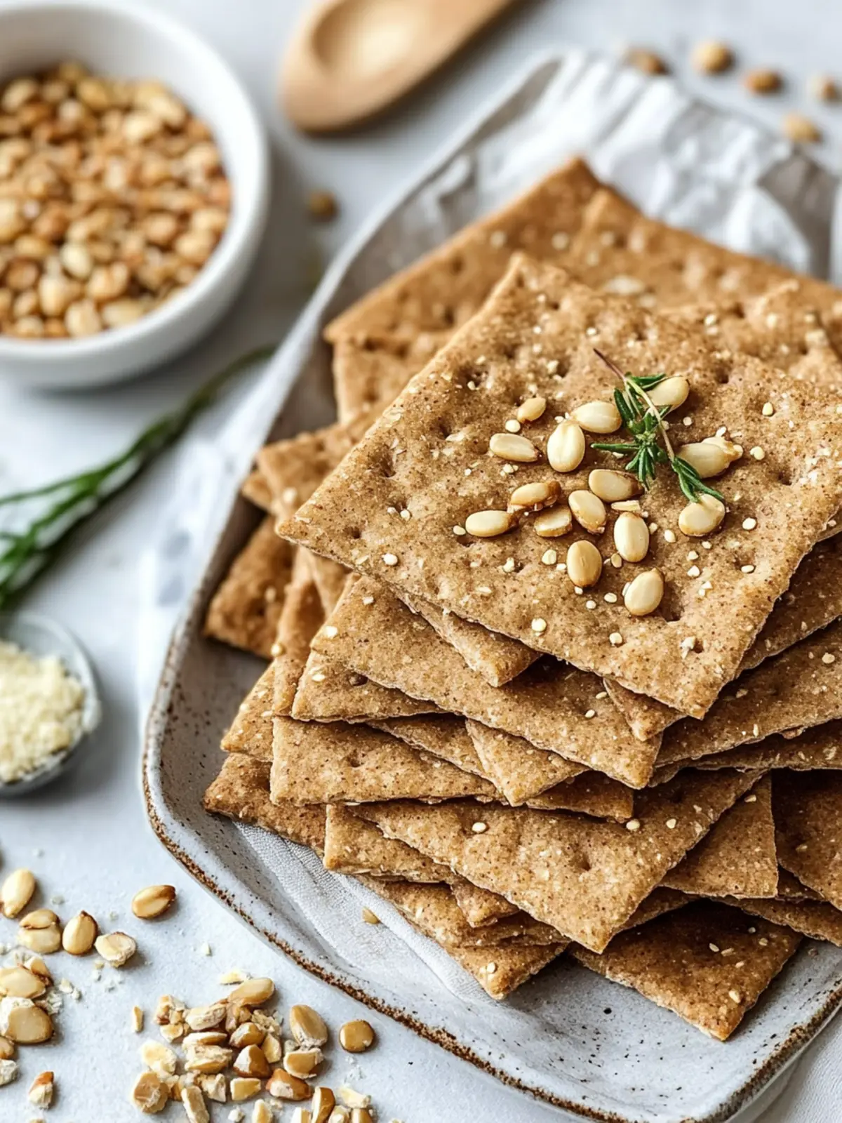 Crispy Buckwheat Crackers: The Perfect Homemade Snack 5 Buckwheat Crackers