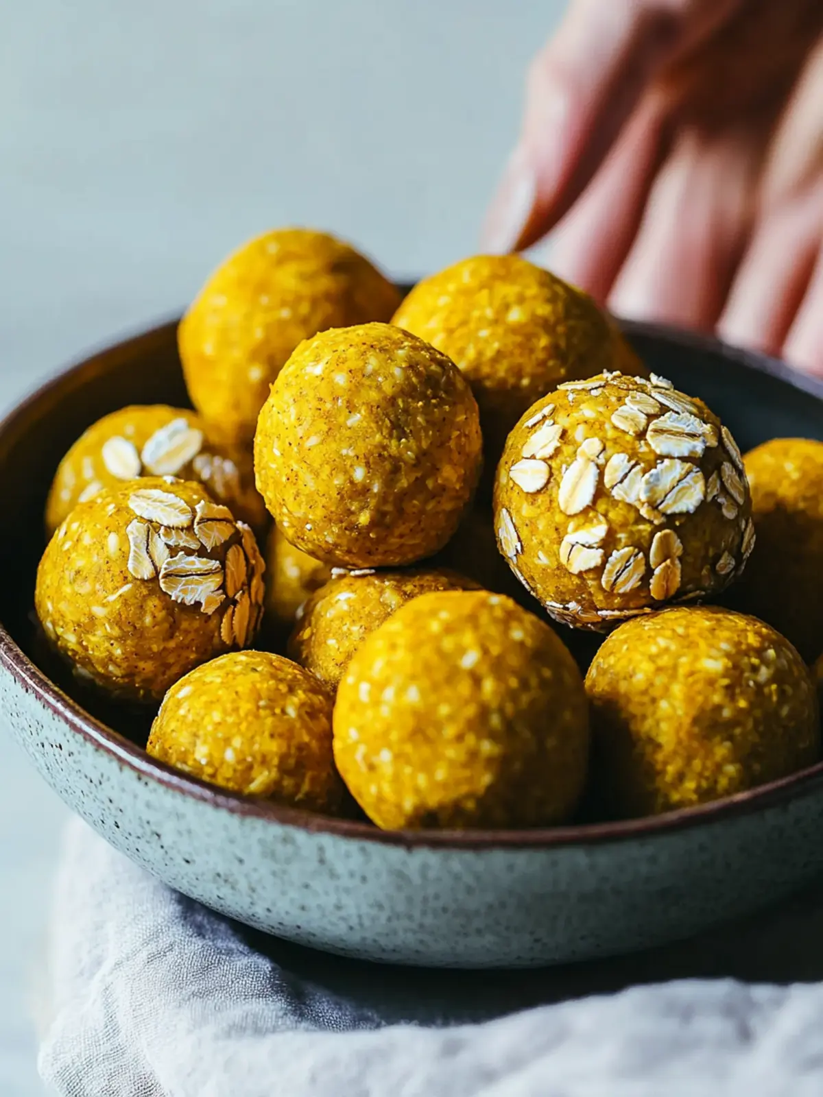Delicious Turmeric Oat Balls for a Healthy Snack Boost 2 Turmeric Oat Balls