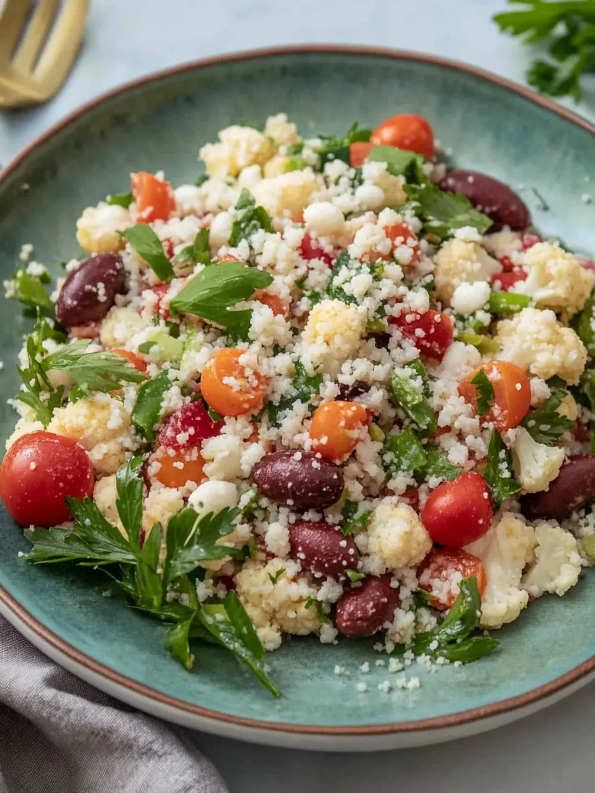 Delicious Disability Month Mediterranean Cauliflower Couscous Salad 2 Disability Month Mediterranean Cauliflower Couscous Salad