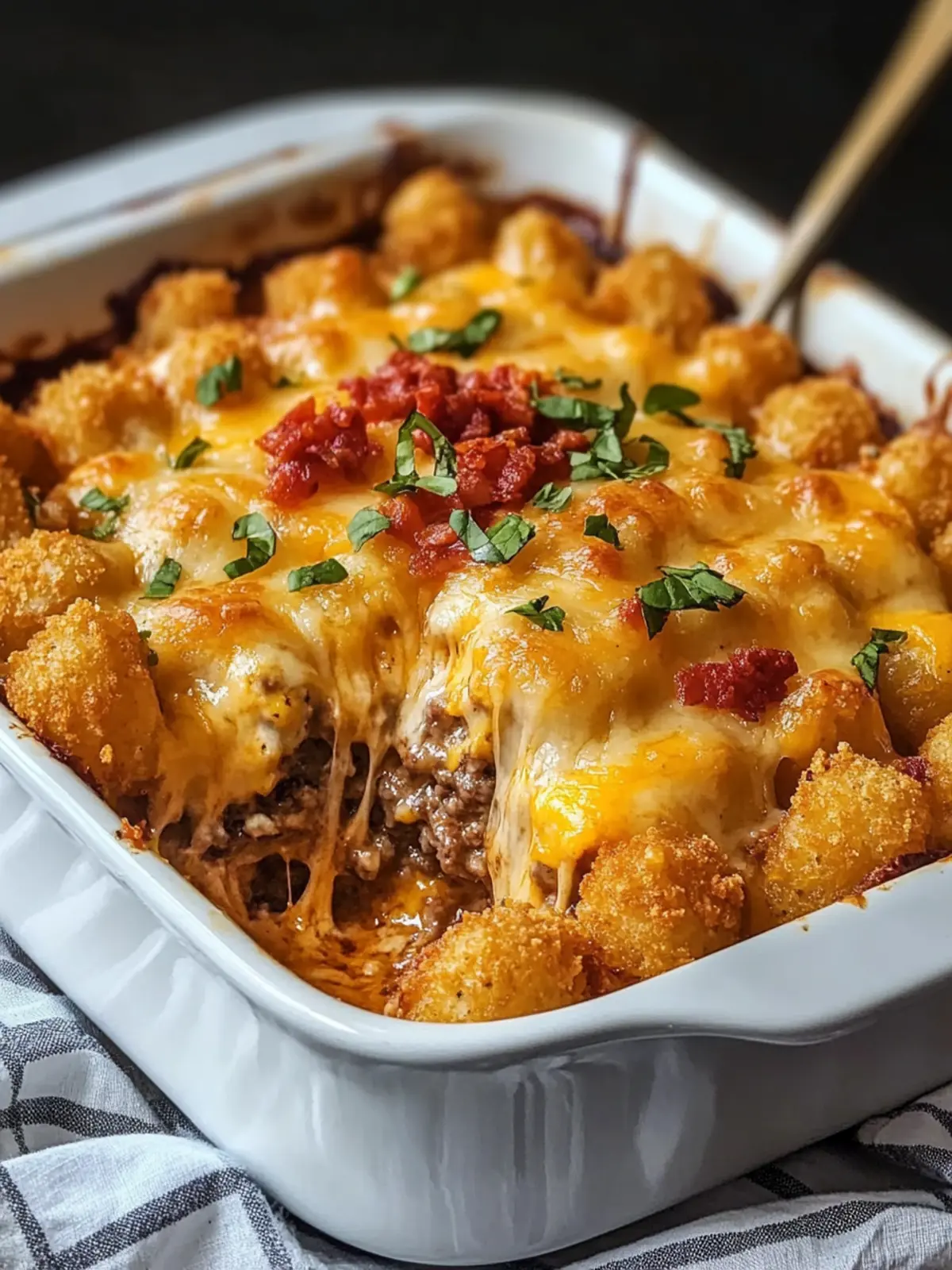 Crispy Cheeseburger Tater Tot Casserole for Ultimate Comfort 3 Crispy Cheeseburger Tater Tot Casserole