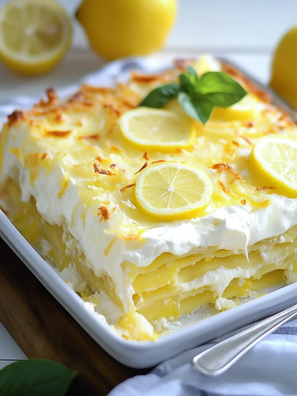 Lemon Lasagna That Will Brighten Your Dessert Game 3 Lemon Lasagna