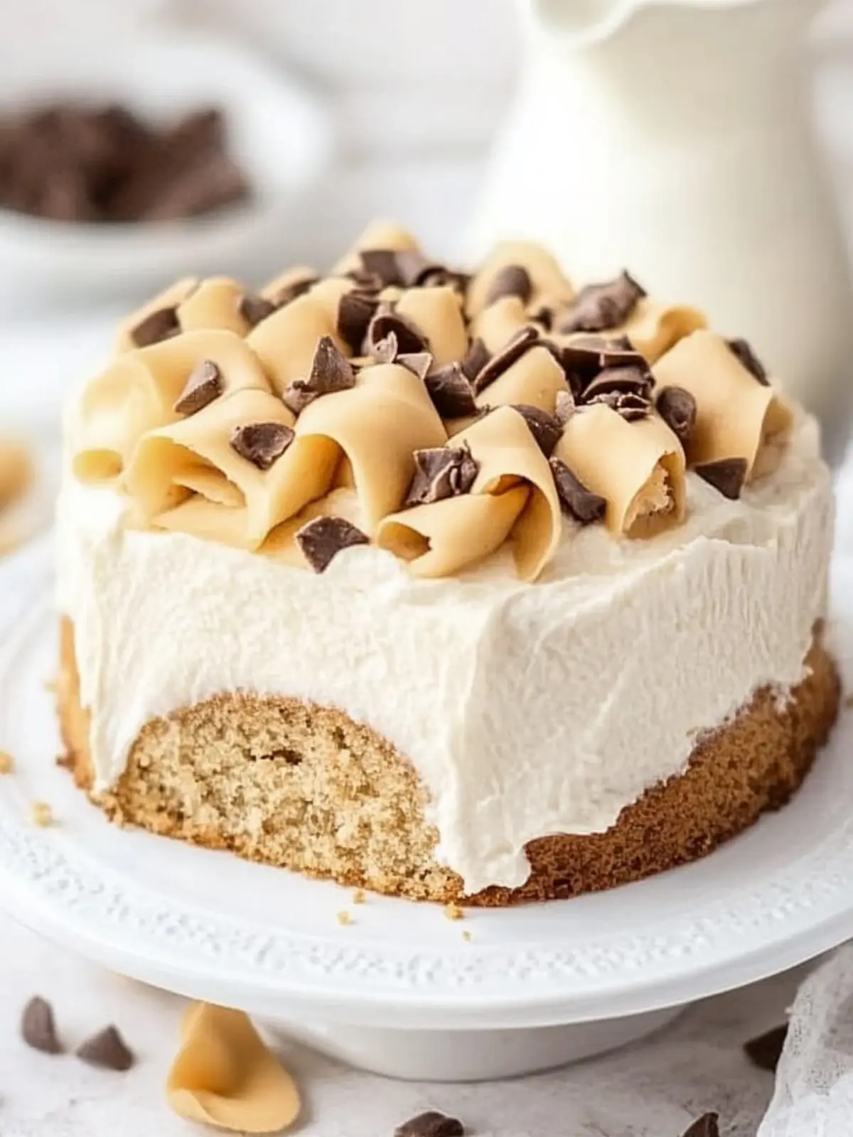 Irresistible Cannoli Cake with Luxurious Mascarpone Frosting 3 Cannoli Cake