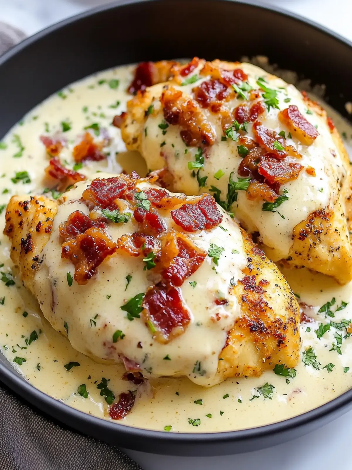 Bacon Ranch Chicken: Creamy, Cheesy Comfort in Every Bite 3 Bacon Ranch Chicken