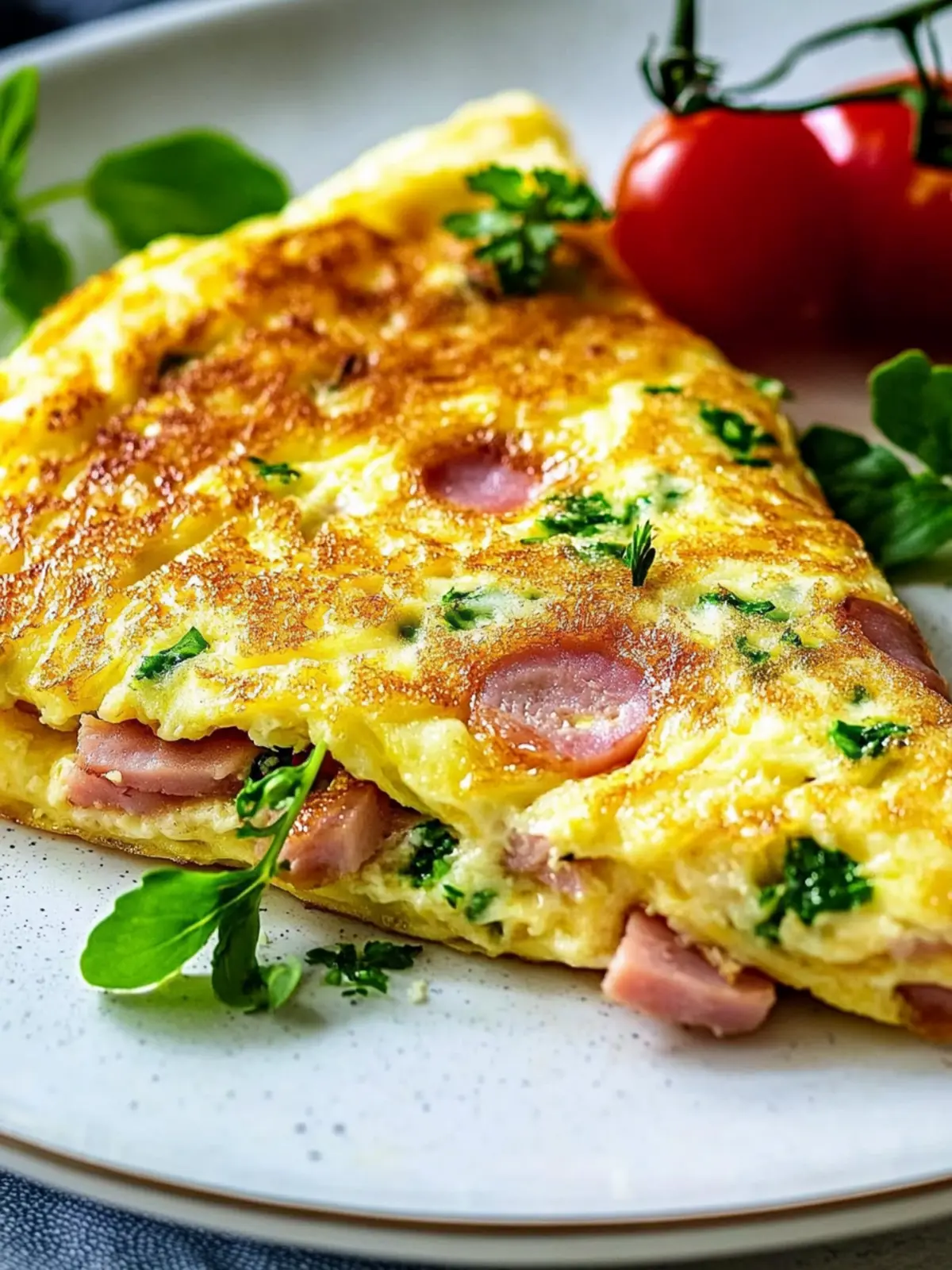 High-Protein Mozzarella Omelet with Ham for a Flavor Boost 3 High-Protein Mozzarella Omelet with Ham