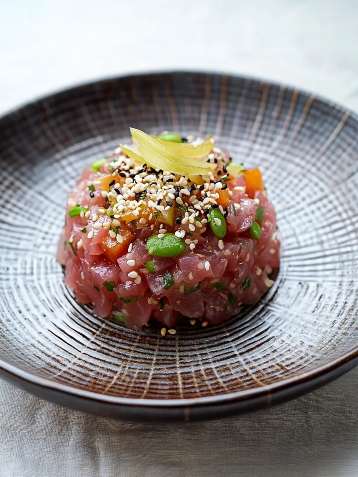 Luscious Sesame Ginger Tuna Tartare for Easy Gourmet Nights 5 Sesame Ginger Tuna Tartare