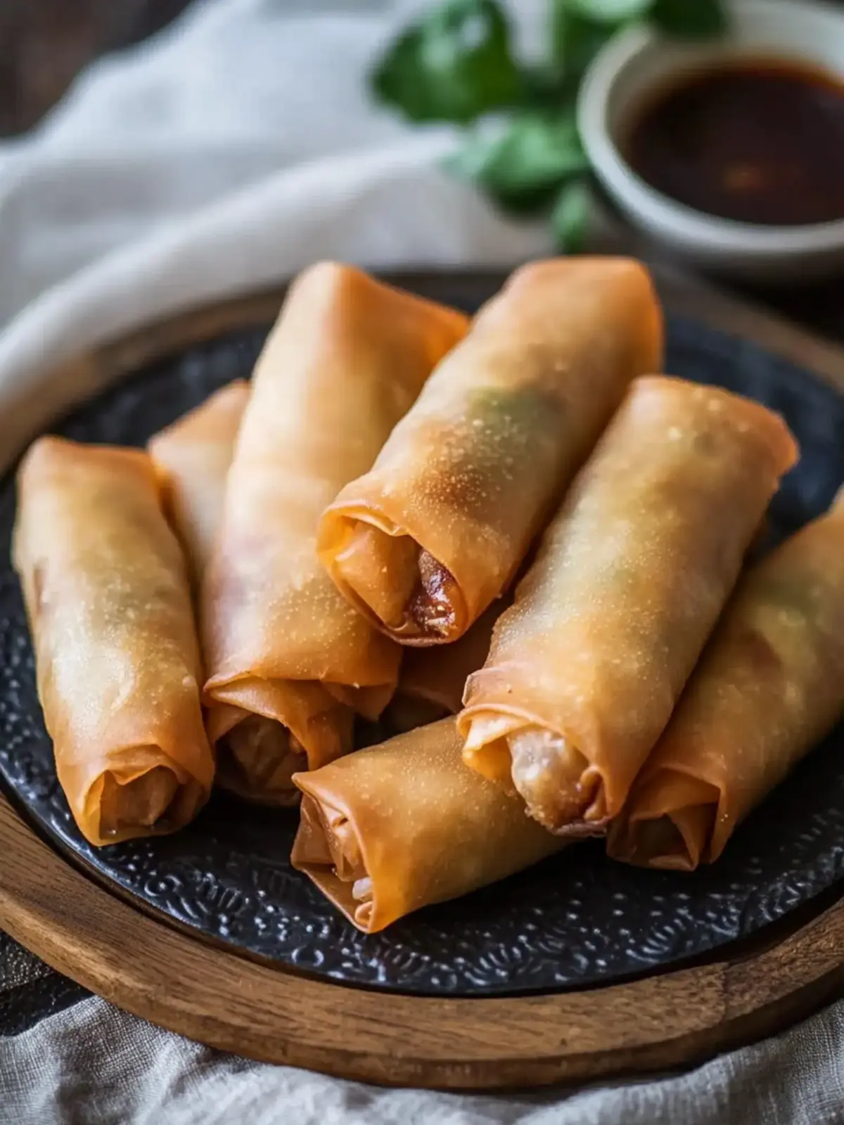 Crispy Chinese Chicken Spring Rolls to Ignite Your Tastebuds 4 Chinese Chicken Spring Rolls