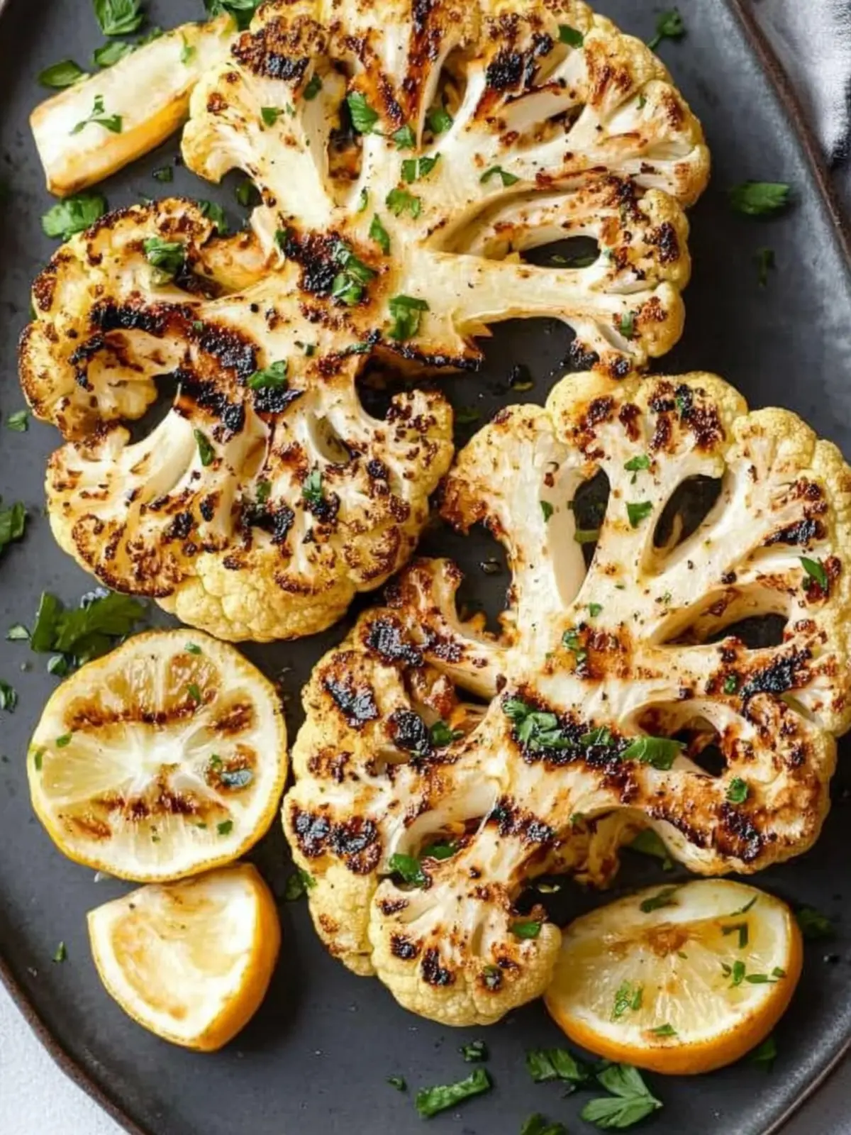Savory Grilled Cauliflower Steaks for a Flavorful Feast 5 Grilled Cauliflower Steaks