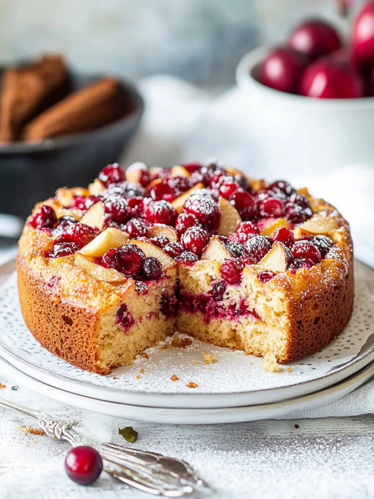 Delicious Apple Cranberry Cake: Perfect for Cozy Evenings 5 Apple Cranberry Cake