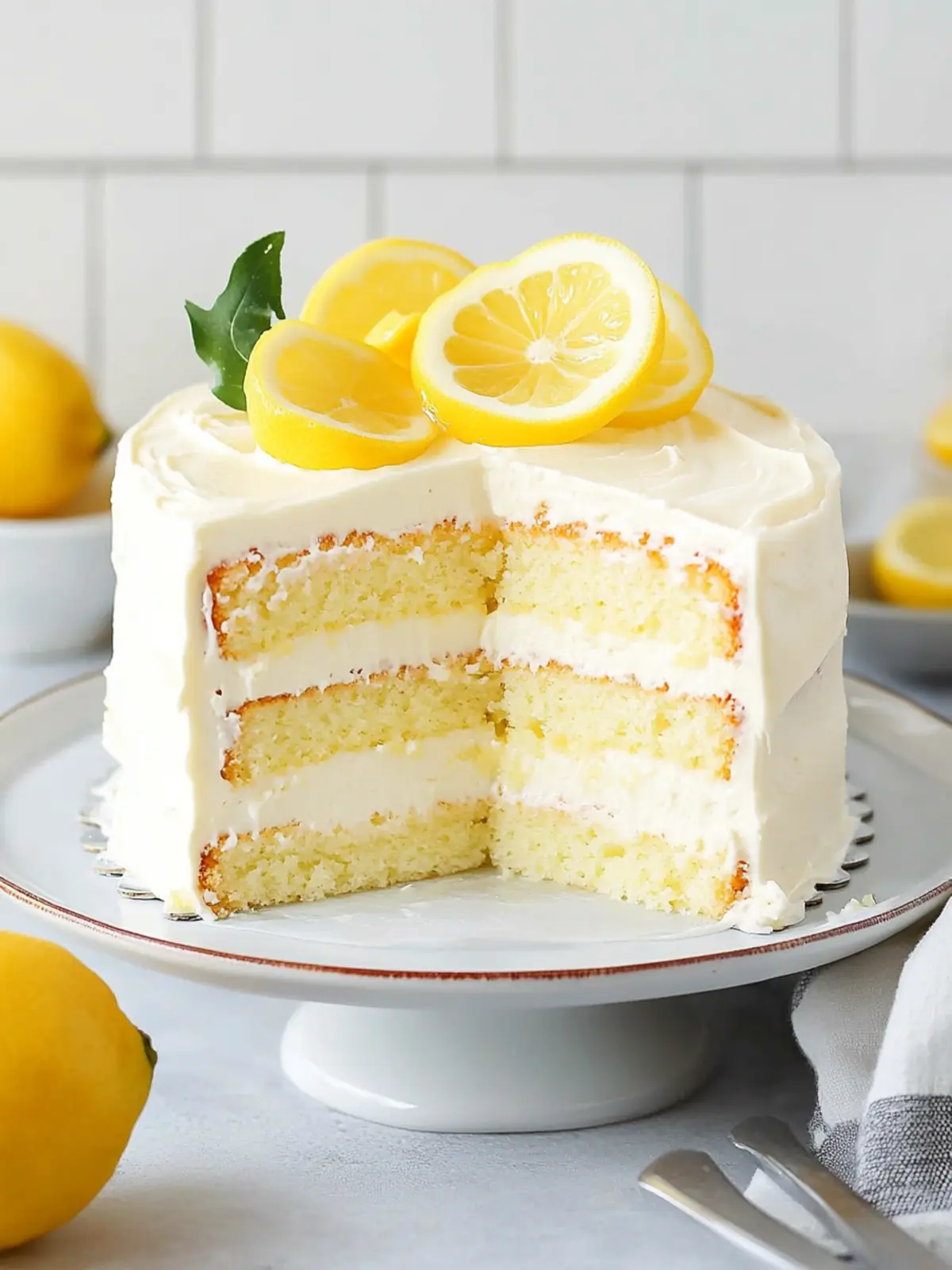 Lemon Cream Cake Recipe That Will Brighten Your Day 5 Lemon Cream Cake Recipe