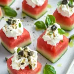 Fresh Watermelon Bites with Whipped Feta You’ll Love! 7 Fresh Watermelon Bites With Whipped Feta