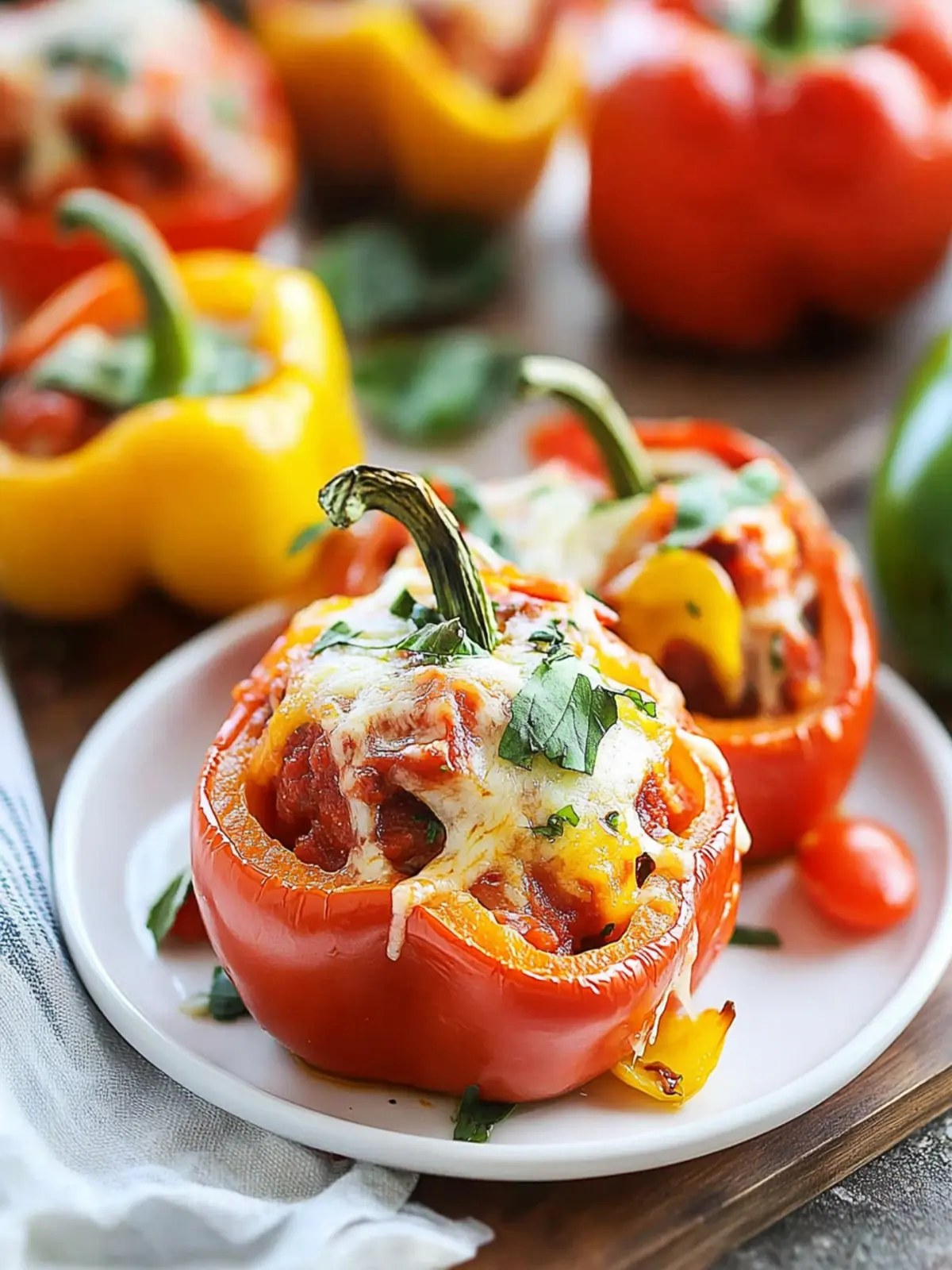 Ultimate Pizza Stuffed Peppers for a Fun Family Dinner 4 Pizza Stuffed Peppers