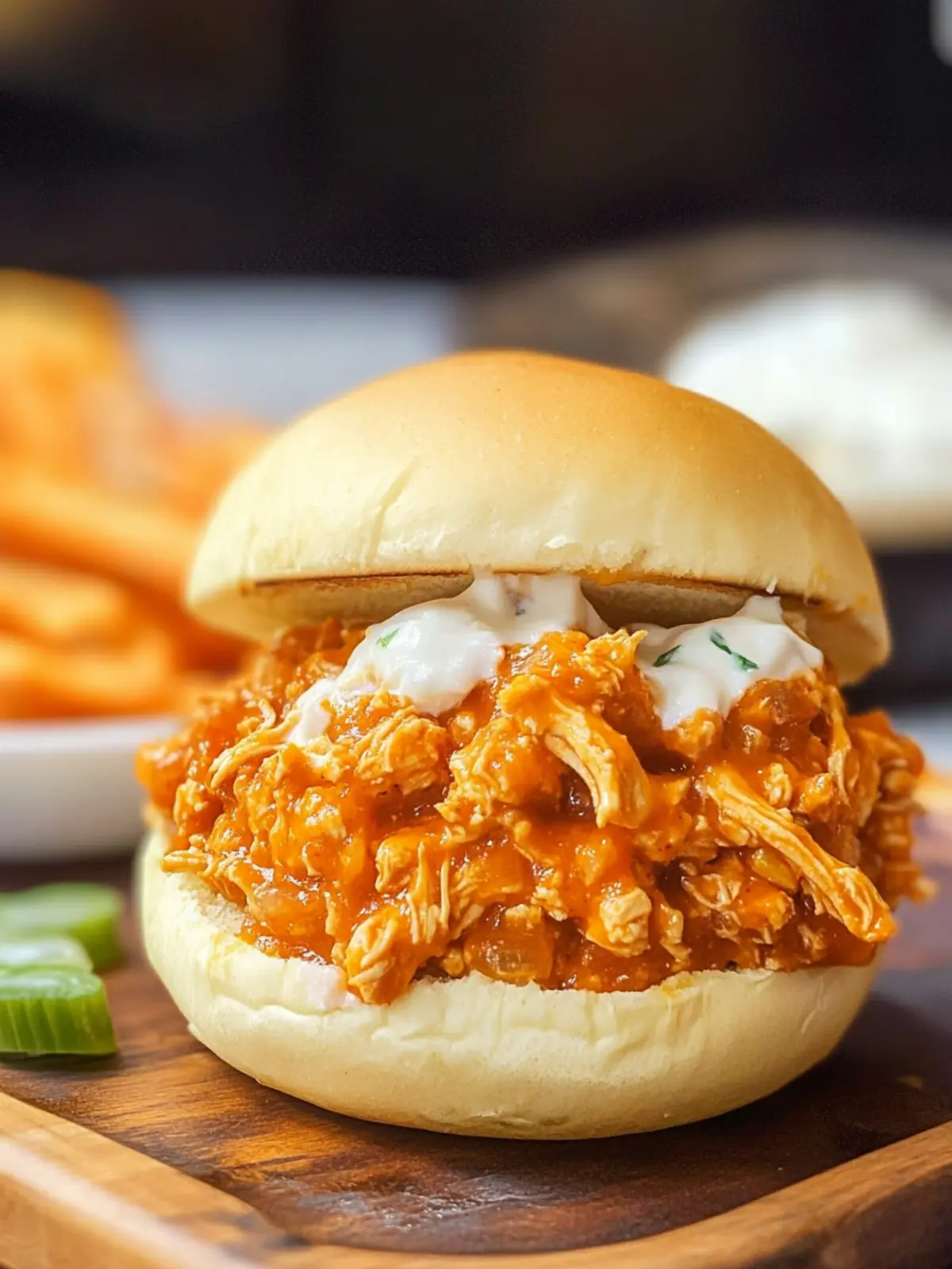 Buffalo Chicken Sloppy Joes