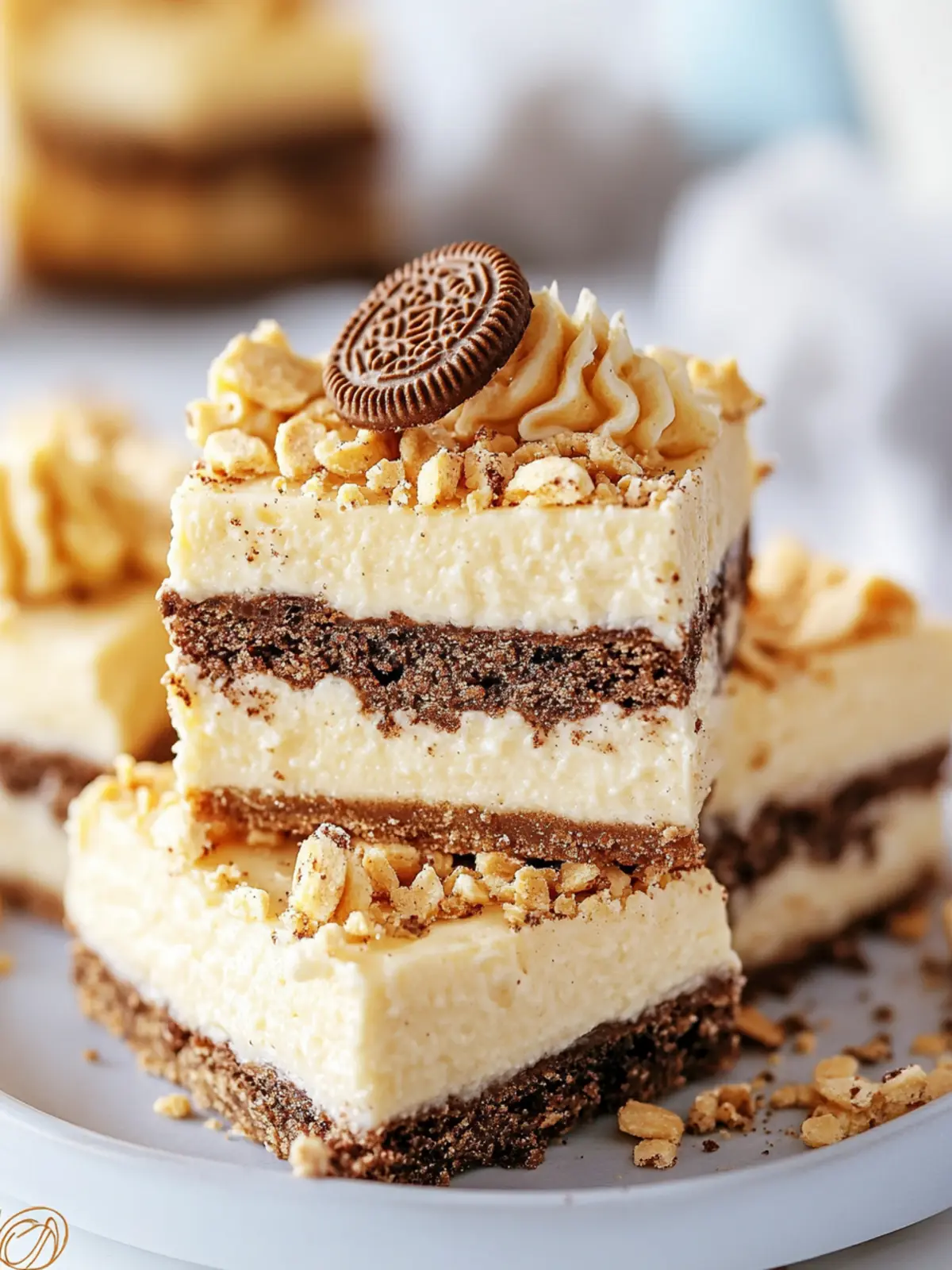 Irresistible Golden Oreo Cheesecake Bars to Wow Your Guests 2 Golden Oreo Cheesecake Bars