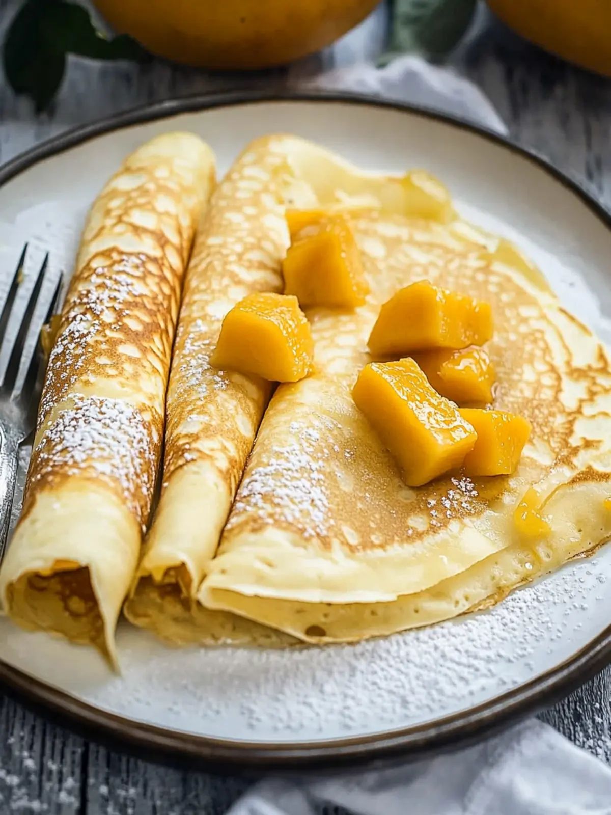 Deliciously Easy Mango Yogurt Crepes for a Sweet Breakfast Treat 4 Easy Mango Yogurt Crepes