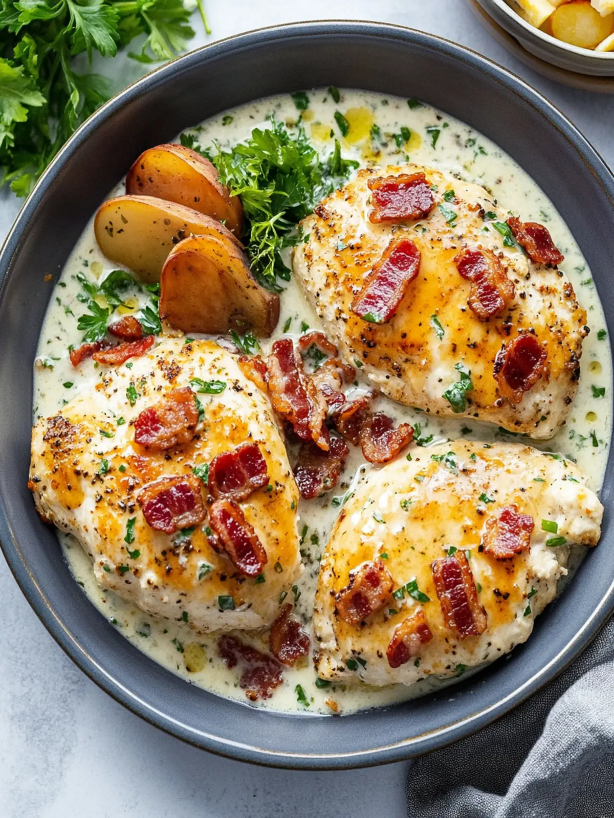 Bacon Ranch Chicken: Creamy, Cheesy Comfort in Every Bite 4 Bacon Ranch Chicken