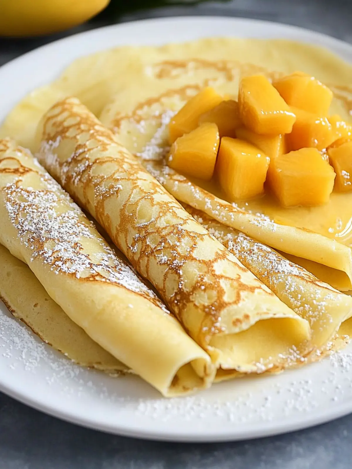 Deliciously Easy Mango Yogurt Crepes for a Sweet Breakfast Treat 3 Easy Mango Yogurt Crepes