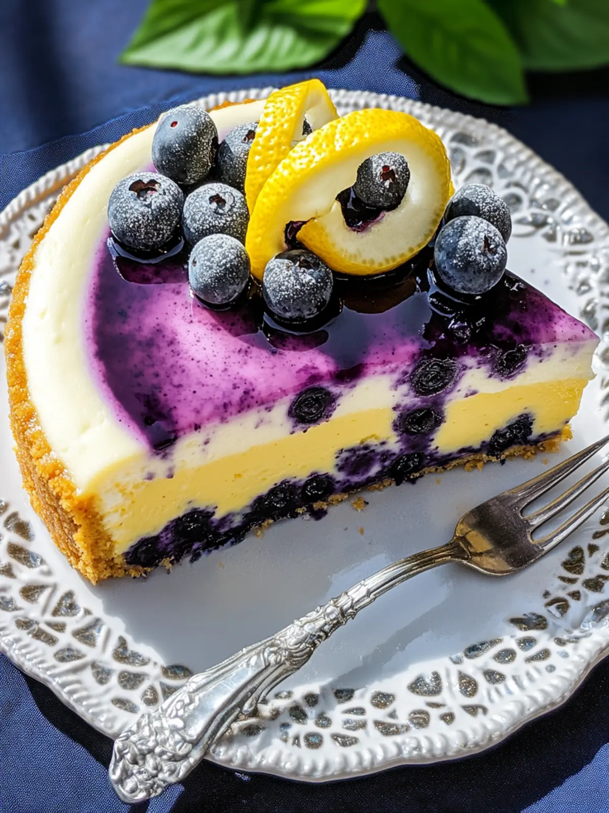 Lemon Blueberry Cheesecake: Pure Bliss in Every Bite 2 Lemon Blueberry Cheesecake