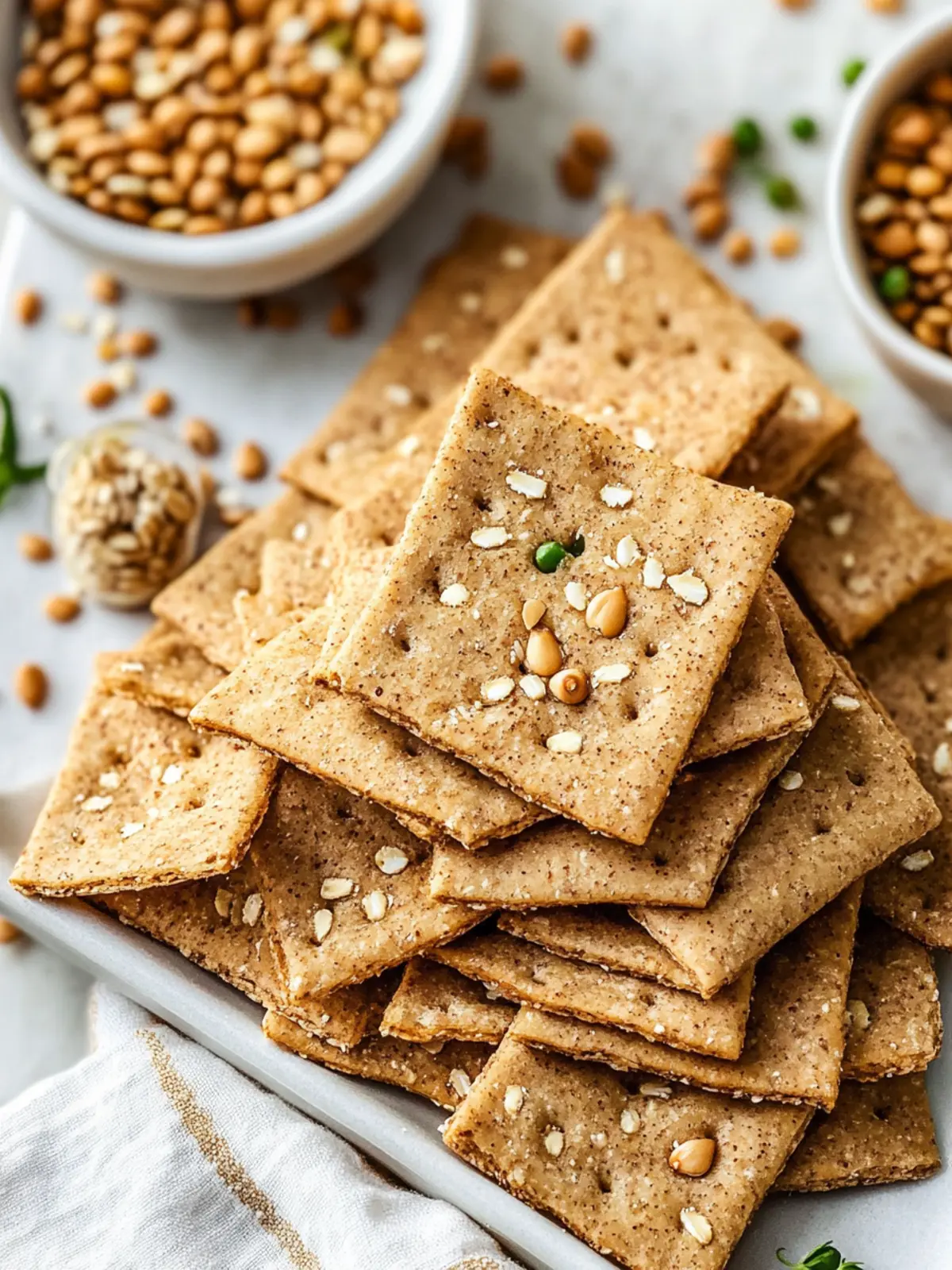 Crispy Buckwheat Crackers: The Perfect Homemade Snack 4 Buckwheat Crackers