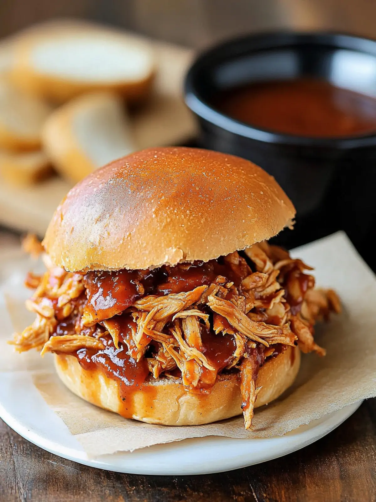 Savory Secrets: The Best Crockpot BBQ Chicken Made Easy 3 The Best Crockpot BBQ Chicken (Easy Pulled Chicken)