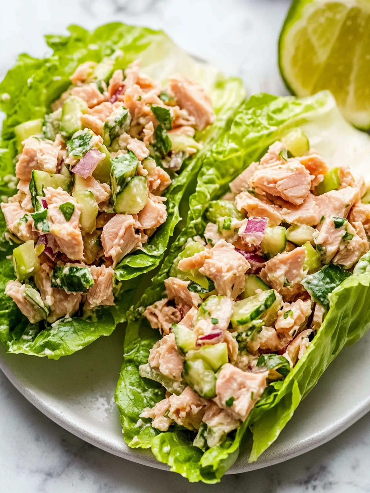 Zesty Tuna Salad Lettuce Wraps for a Fresh Twist on Lunch 3 Tuna Salad Lettuce Wraps