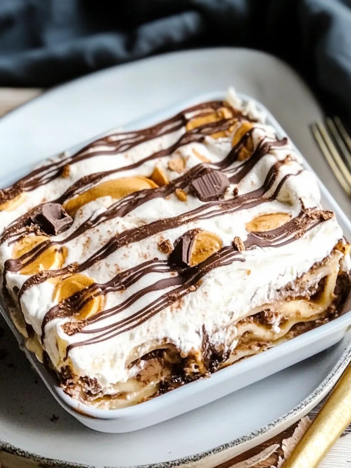 Decadent Peanut Butter Chocolate Lasagna You'll Crave 5 Peanut Butter Chocolate Lasagna