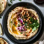Zesty Hummus with Meat and Lemon Pickled Onions Delight 6 Hummus with Meat