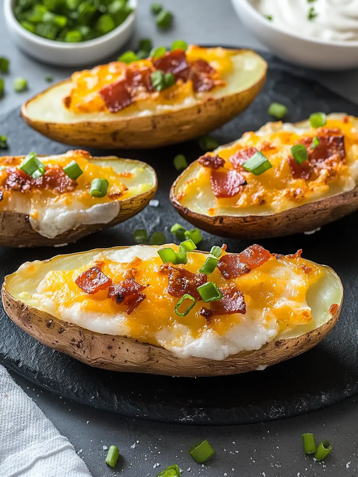 Ultimate Loaded Baked Potato Skins for Easy Comfort Food 5 Baked Potato Skins