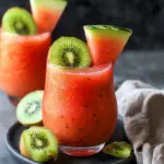 Refreshing Easy Homemade Kiwi Watermelon Slushie Recipe! 8 Easy Homemade Kiwi Watermelon Slushie