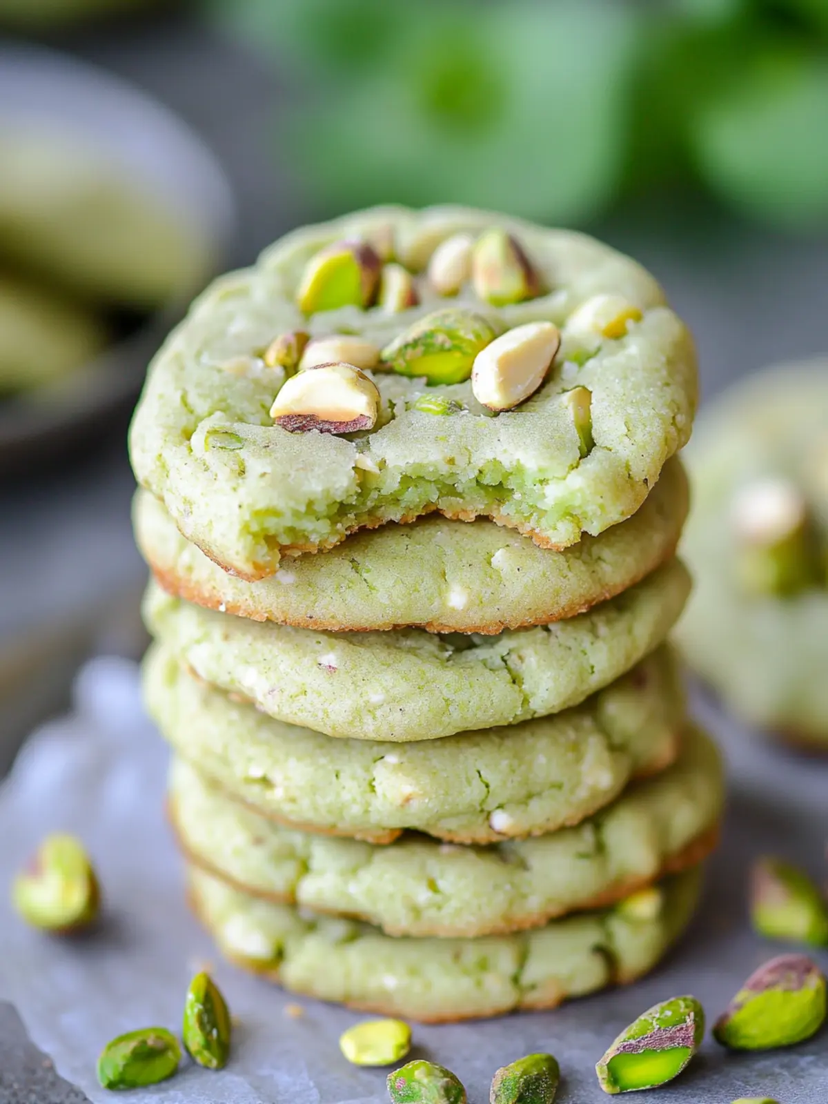 Irresistible Pistachio Pudding Cookies with White Chocolate Delight 3 Pistachio Pudding Cookies