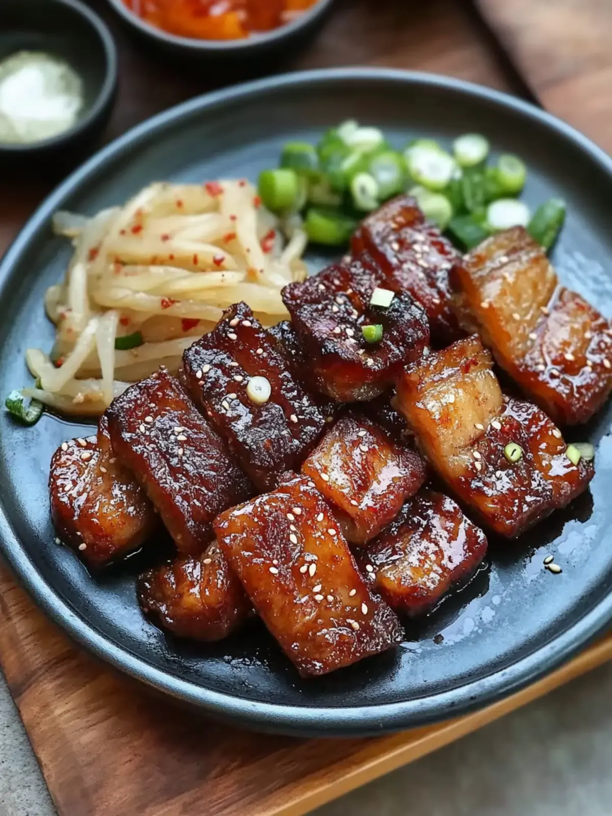 Savory Korean Garlic Soy Glazed Pork Belly Ready in 10 Minutes 5 Korean Garlic Soy Glazed Pork Belly in 10 Minutes