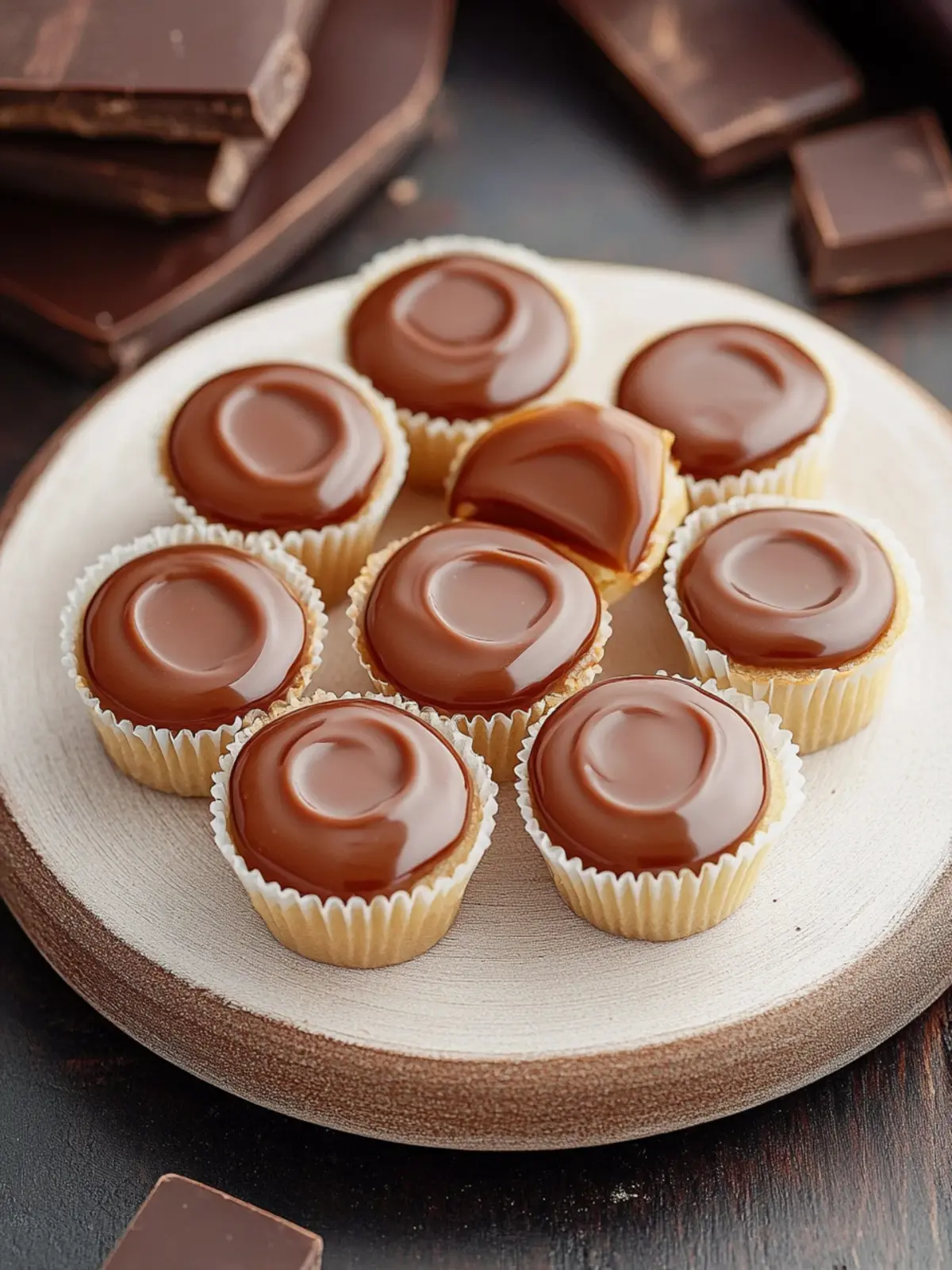 Melt-in-Your-Mouth Chocolate Caramel Cups for Sweet Moments 2 Chocolate Caramel Cups