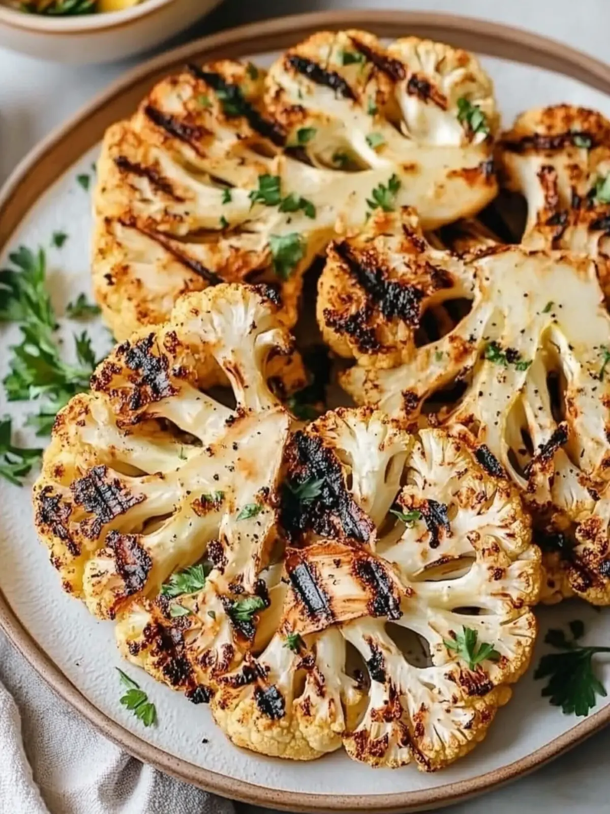 Savory Grilled Cauliflower Steaks for a Flavorful Feast 3 Grilled Cauliflower Steaks
