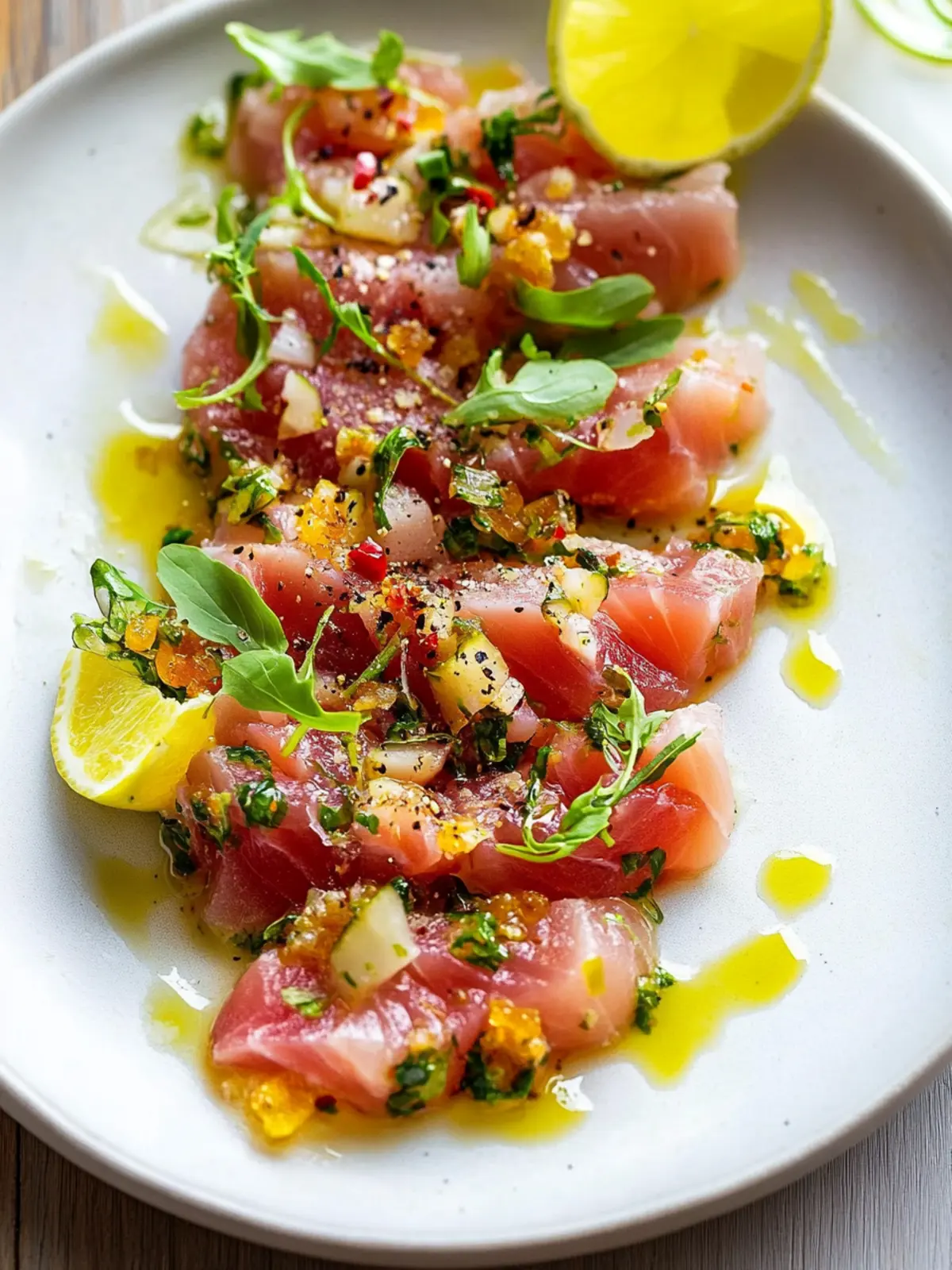 Savor the Freshness: Sicilian Tuna Crudo Recipe You'll Love 4 Sicilian Tuna Crudo Recipe