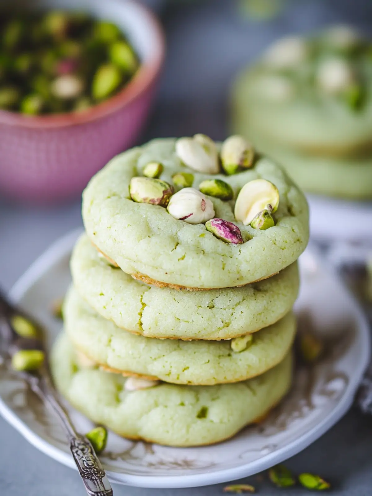 Irresistible Pistachio Pudding Cookies with White Chocolate Delight 5 Pistachio Pudding Cookies