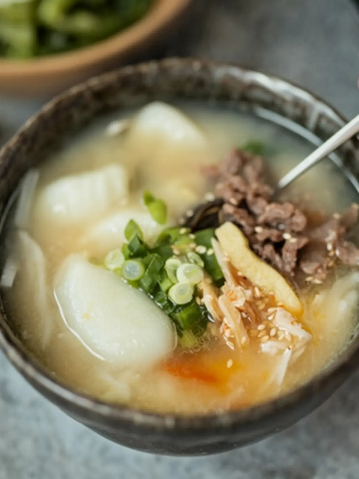 Instant Pot Korean Rice Cake Soup (Tteokguk) Magic at Home 4 Instant Pot Korean Rice Cake Soup (Tteokguk)