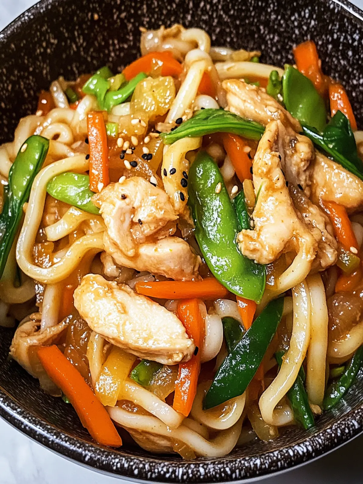 Savory Chicken Udon Noodle Stir Fry for an Easy Dinner Delight 3 Chicken Udon Noodle Stir Fry
