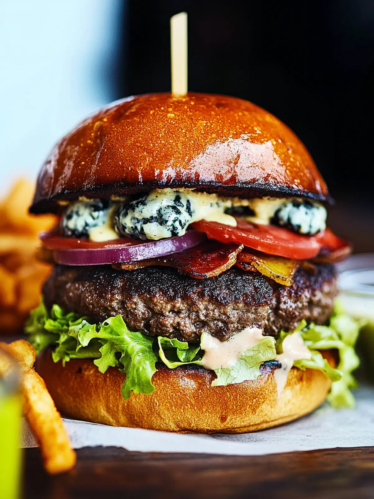 Savor the Flavor: Ultimate Black and Bleu Burger Recipe 3 Black and Bleu Burger