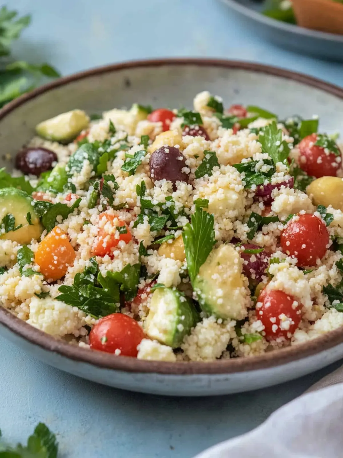 Delicious Disability Month Mediterranean Cauliflower Couscous Salad 3 Disability Month Mediterranean Cauliflower Couscous Salad