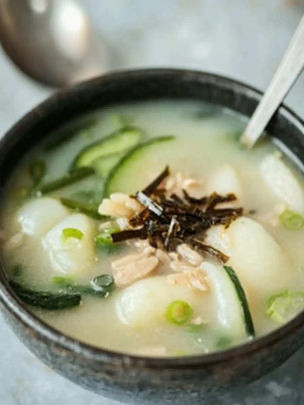 Instant Pot Korean Rice Cake Soup (Tteokguk) Magic at Home 5 Instant Pot Korean Rice Cake Soup (Tteokguk)