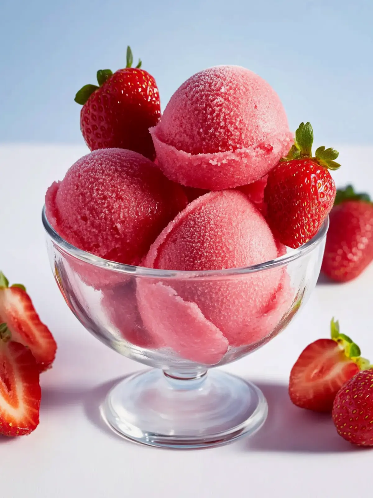 Homemade Strawberry Sorbet: Refreshingly Sweet Summer Treat 5 Strawberry Sorbet