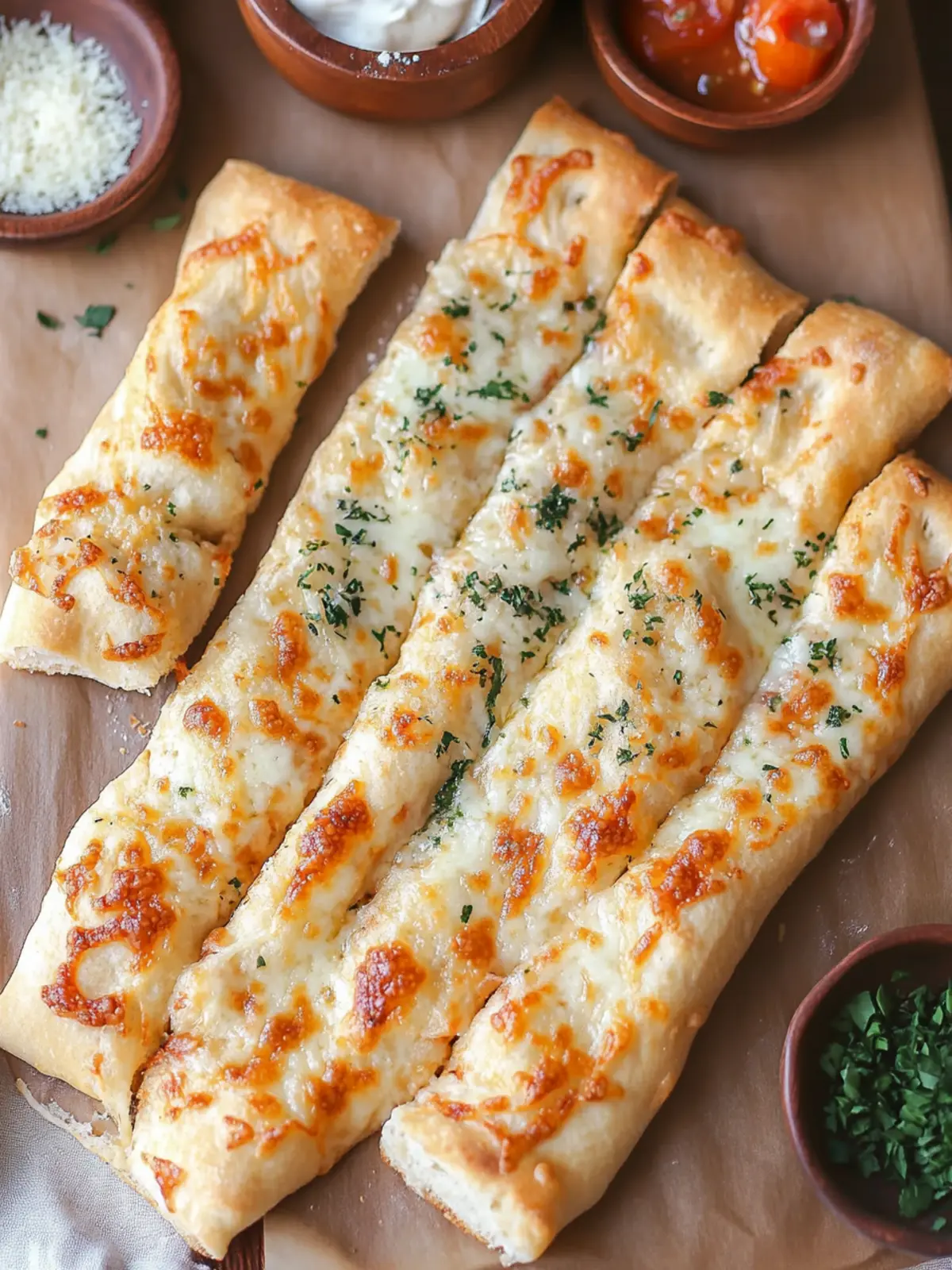 Savory Pizza Dough Bread Sticks with Garlic Butter Bliss 3 Pizza Dough Bread Sticks