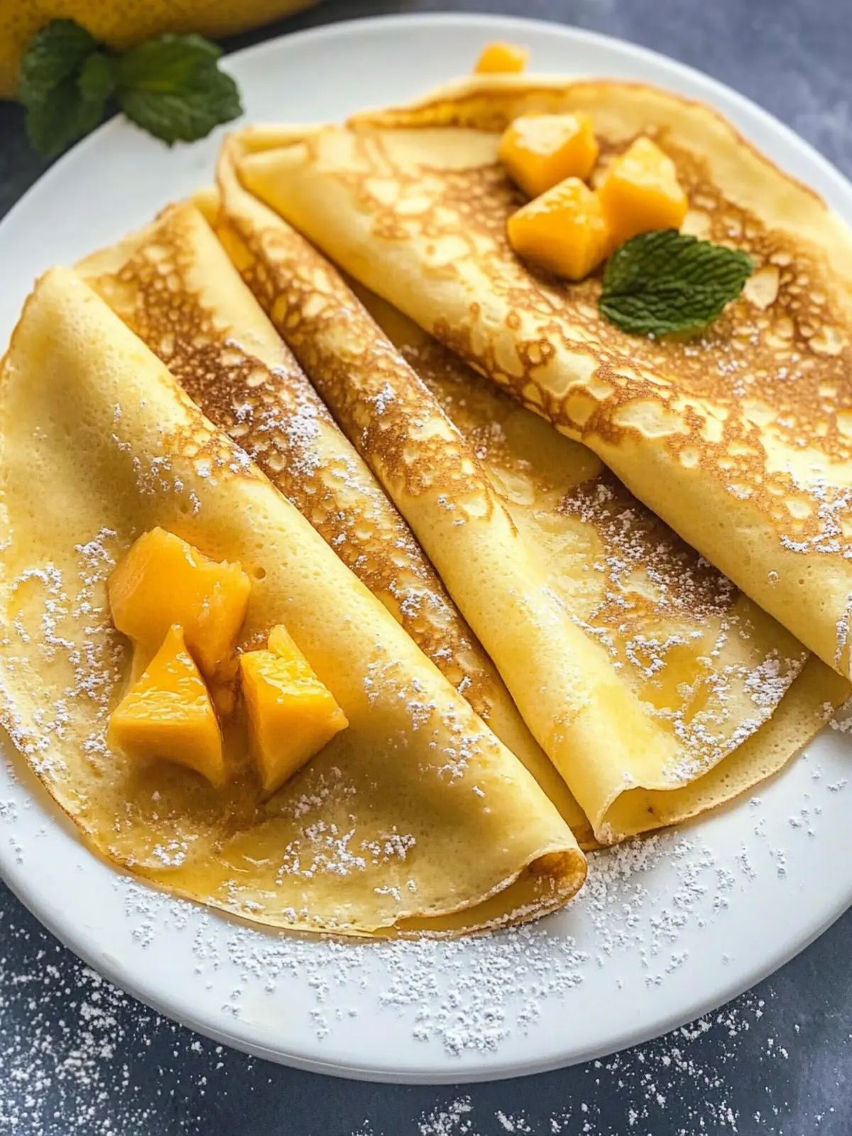 Deliciously Easy Mango Yogurt Crepes for a Sweet Breakfast Treat 2 Easy Mango Yogurt Crepes